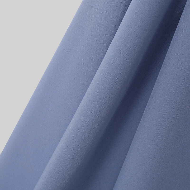 (image for) INCERUN Men Shirts Casual Blue Shirts Daily Long Sleeve White Shirts Solid Color V-neck Orange Shirts Summer Comfy Top with Breast Pocket